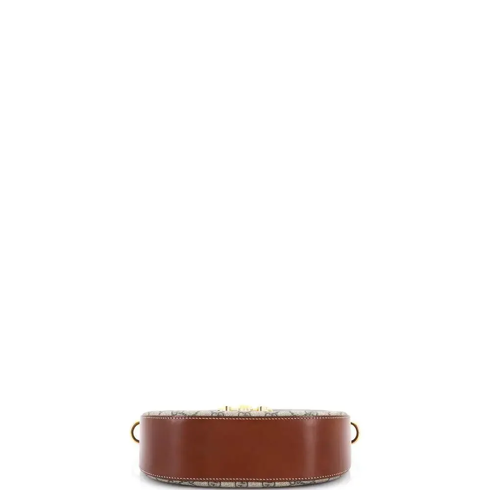 Gucci Padlock Saddle Shoulder Bag Gg #233149G18B - Picture 4 of 8